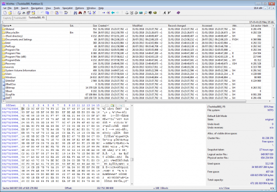 Toshiba 500Go -- WinHex, free space.png