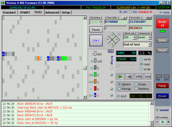 Victoria SP1614N bad sectors timeout never nosn.png