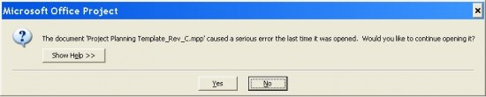 MSProjectErrorQ8.JPG (19.84 KiB) Viewed 31847 times MSProjectErrorQ8.JPG