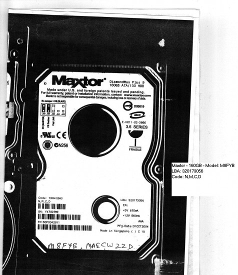 Maxtor 160 GB PCB damaged cropped.jpg (253.05 KiB) Viewed 3315 times Maxtor 160 GB PCB damaged cropped.jpg