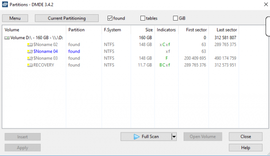 DMDE Partition.PNG (20.45 KiB) Viewed 21002 times DMDE Partition.PNG