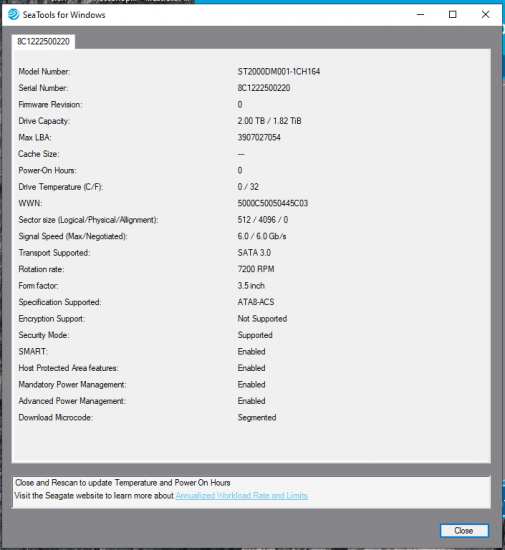 hard drive Sea Information.PNG (51.35 KiB) Viewed 6511 times hard drive Sea Information.PNG