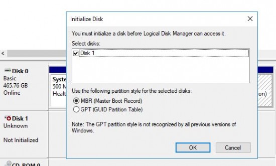 Initialize Disk.JPG (39.31 KiB) Viewed 7635 times Initialize Disk.JPG
