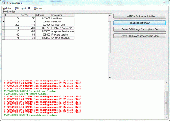WDMarvel Demo - Issues with reading ROM modules from SA - 2nd attempt.GIF