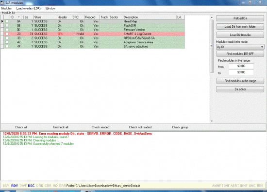 WDMarvel Demo - SA Modules found.GIF