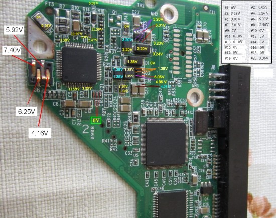 Picture #9 - Voltages in the PCB (problematic zone).jpg