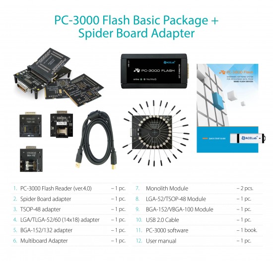 PC-3000 Flash Basic Package + Spider Board Adapter.jpg